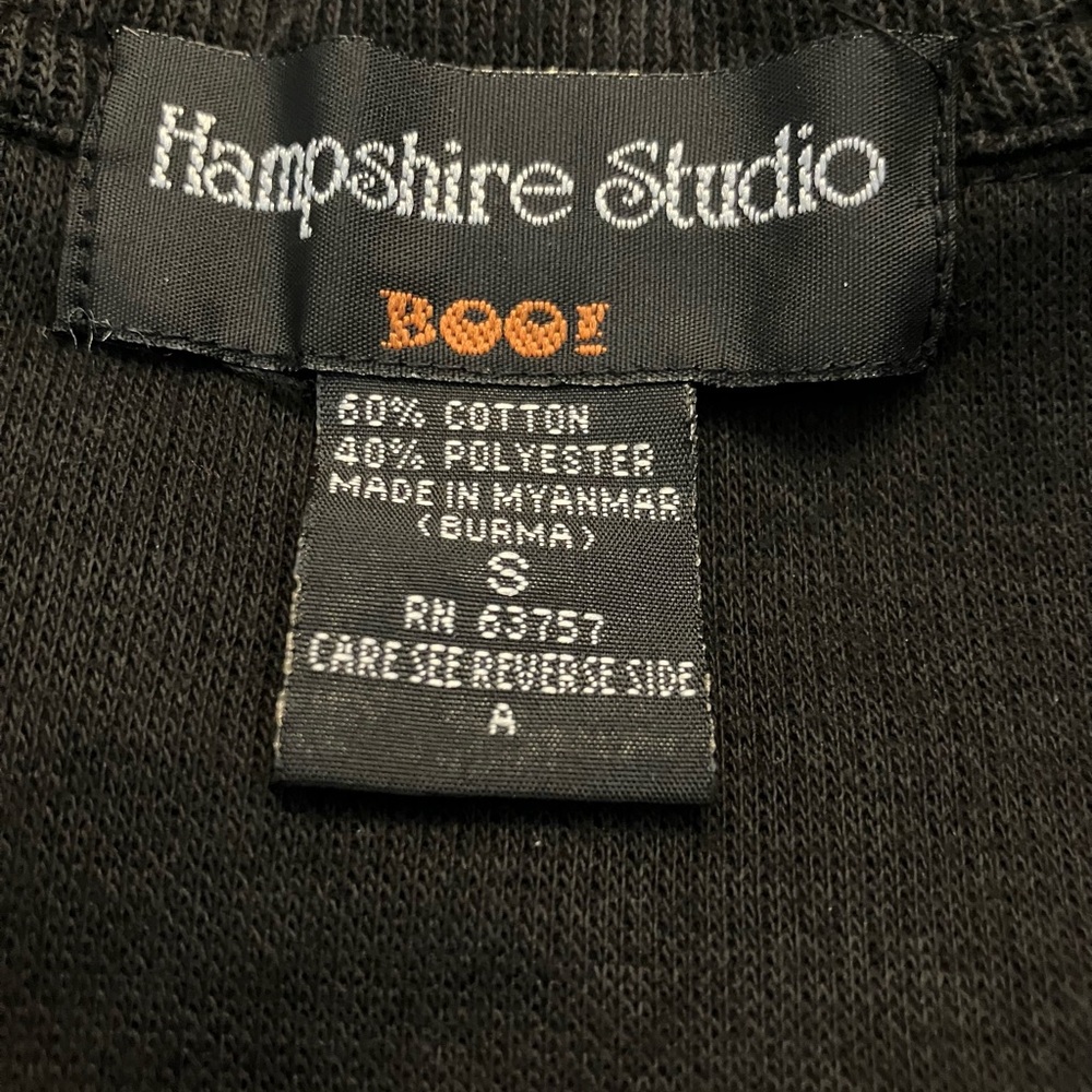 Hampshire Studio Halloween Themed Button-Up Shirt - Picture 5 of 6